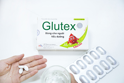 Mỗi ngày nên dùng 4 -6 viên Glutex, giảm liều còn 2 - 4 viên khi đường huyết đã ổn định